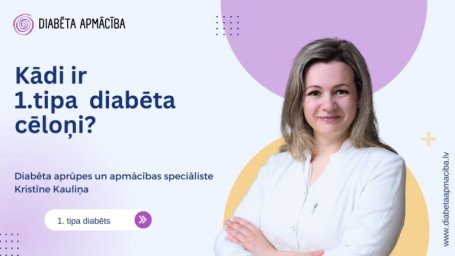 Kādi ir 1.tipa diabēta cēloņi?